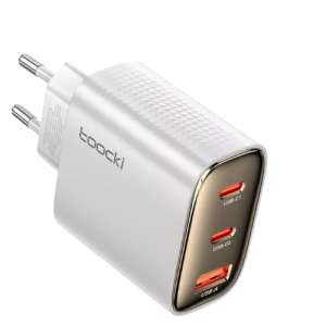 Toocki 40 W GaN 40W Chager mit drei Anschlüssen GaN USB-Ladegerät Typ C QC 4.0 Schnellladung Dual Typ C Schnelles Telefon-Ladegerät für iPhone 15 14 13 12 Pro Max Samsung S23 1