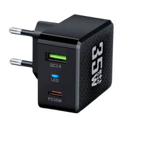 35W GaN USB-C Ladegerät QC3.0 PD3.0 Schnellladegerät für iPhone 16, Samsung