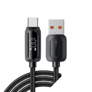 Essager 100W USB-A auf Typ-C Schnellladekabel mit LED Anzeige für Xiaomi Samsung1