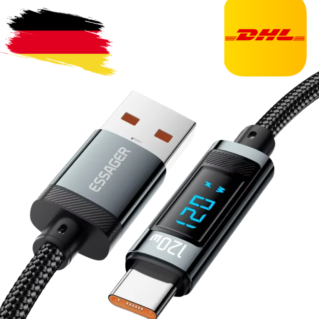 Essager 120W USB C Kabel-1M