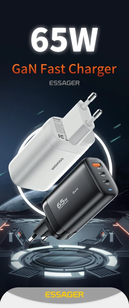 Essager 65W GaN USB C Ladegerät
