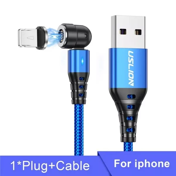 USLION 540 5A Magnetisches Schnelllade- und Datenkabel für iPhone 16, Samsung – Bild 7