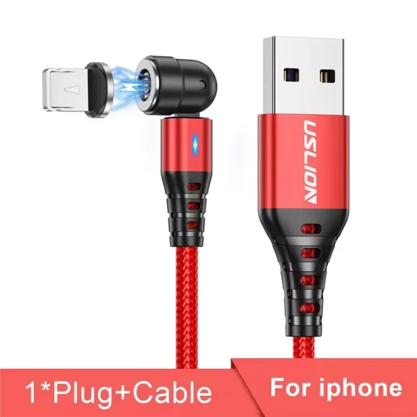 USLION 540 5A Magnetisches Schnelllade- und Datenkabel für iPhone 16, Samsung – Bild 10
