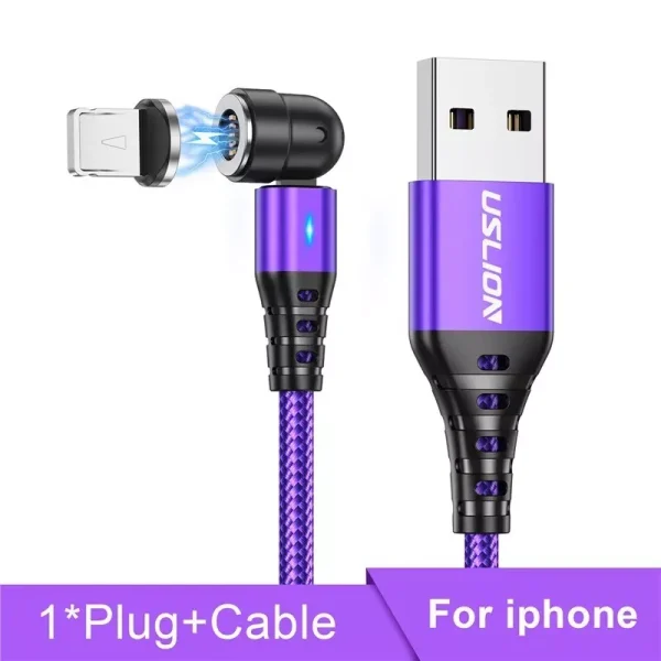 USLION 540 5A Magnetisches Schnelllade- und Datenkabel für iPhone 16, Samsung – Bild 13