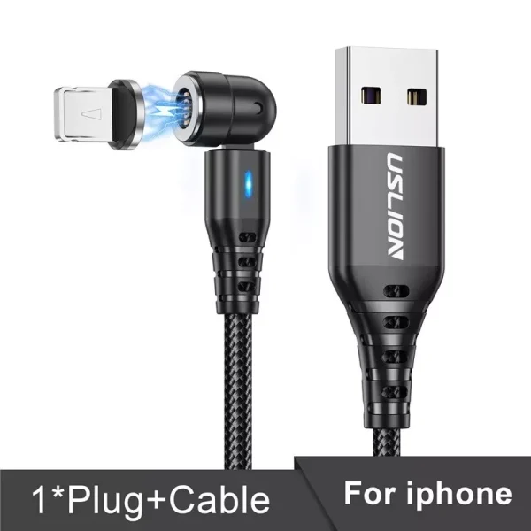 USLION 540 5A Magnetisches Schnelllade- und Datenkabel für iPhone 16, Samsung – Bild 4