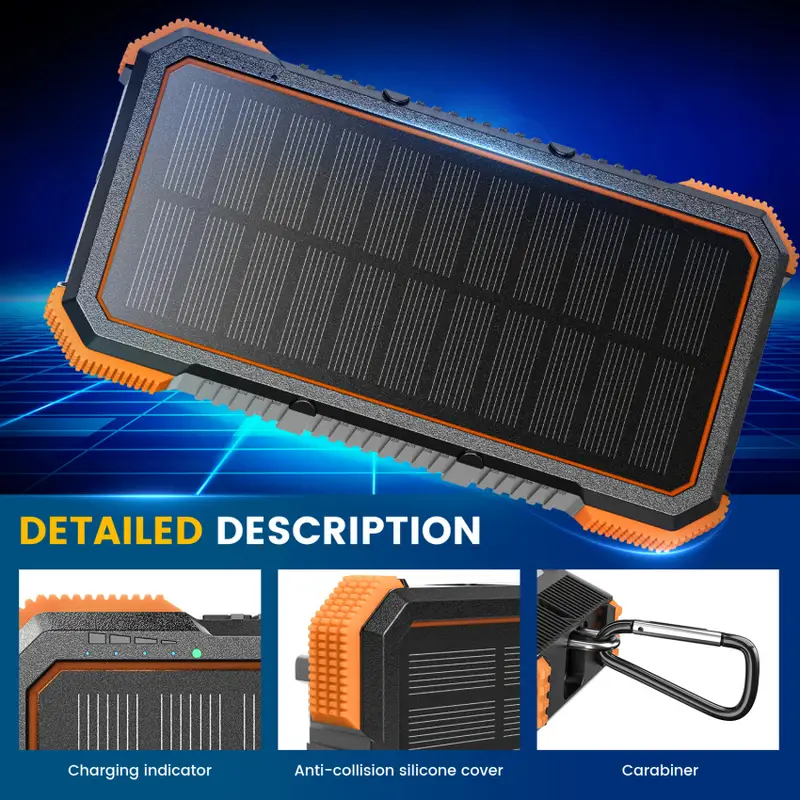 15W Solar Powerbank 32000 mAh