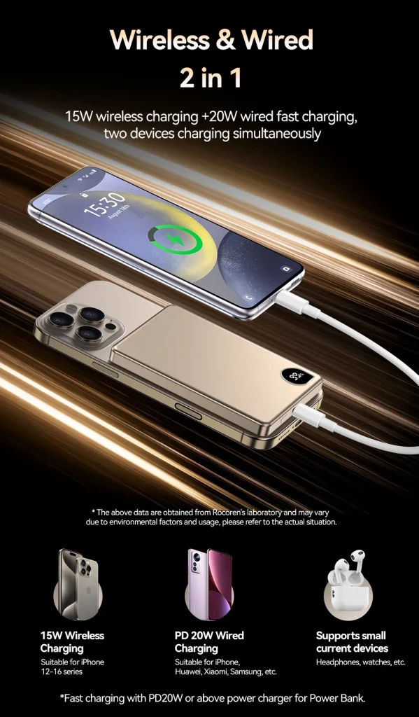 Magnetische PowerBank 10.000mAh