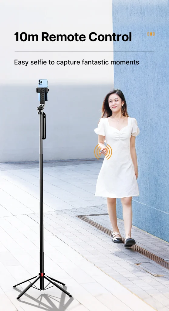 Ulanzi MA09 Vlogging Stativ mit Bluetooth & 360° Handyhalterung