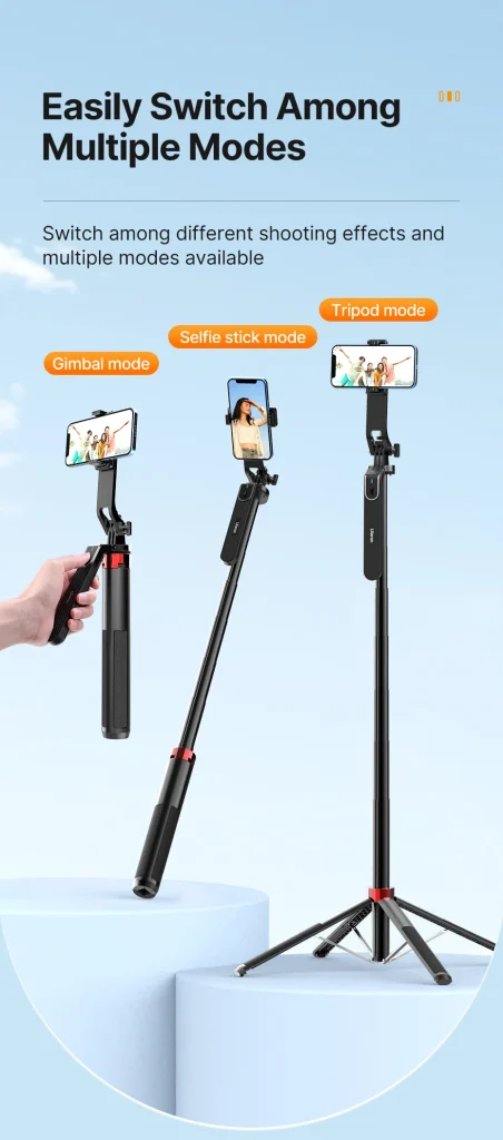 Ulanzi MA09 Vlogging Stativ mit Bluetooth & 360° Handyhalterung