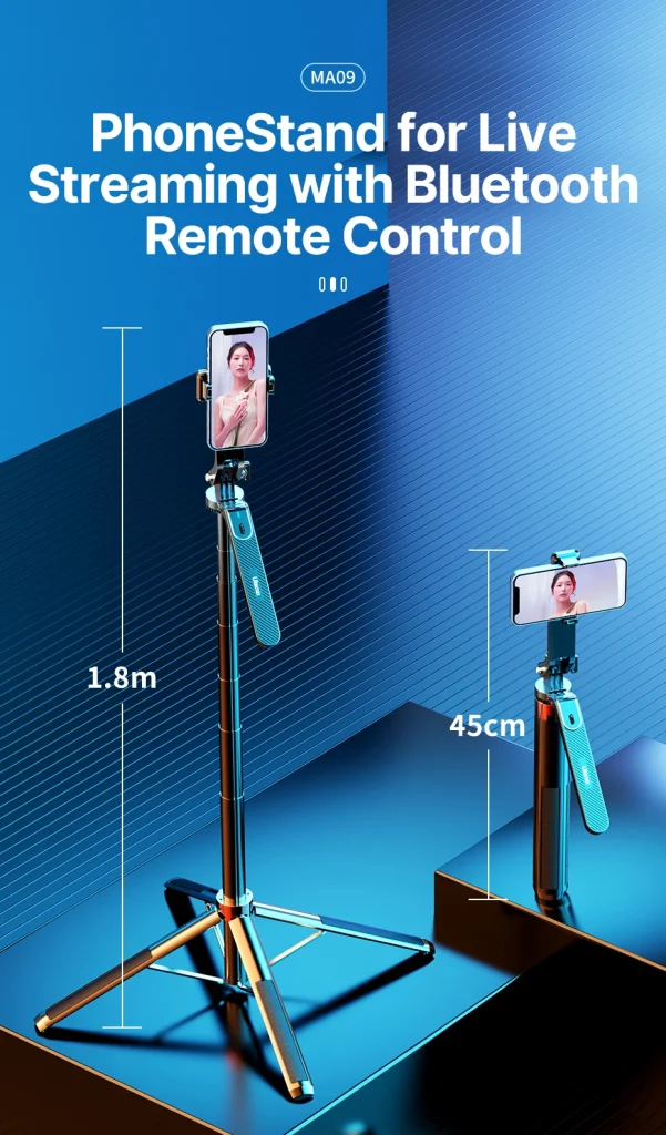 Ulanzi MA09 Vlogging Stativ mit Bluetooth & 360° Handyhalterung