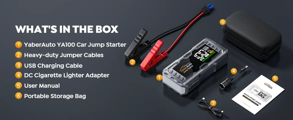 Yaber Auto Starthilfegerät Powerbank
