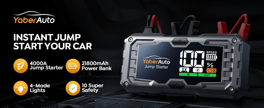Yaber Auto Starthilfegerät Powerbank