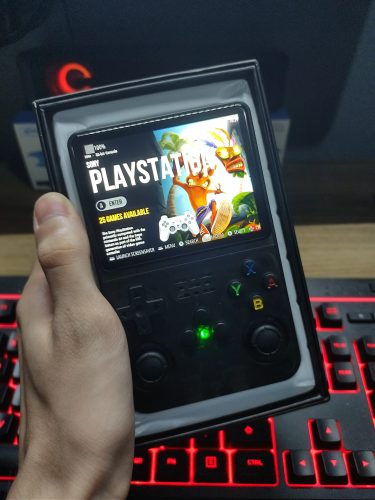Gameboy | R36S Retro Konsole | Retro Konsole | Retro Spielekonsole | R36S Konsole | R36S 128GB Spielekonsole | 3,5'' IPS, Linux – Schwarz photo review