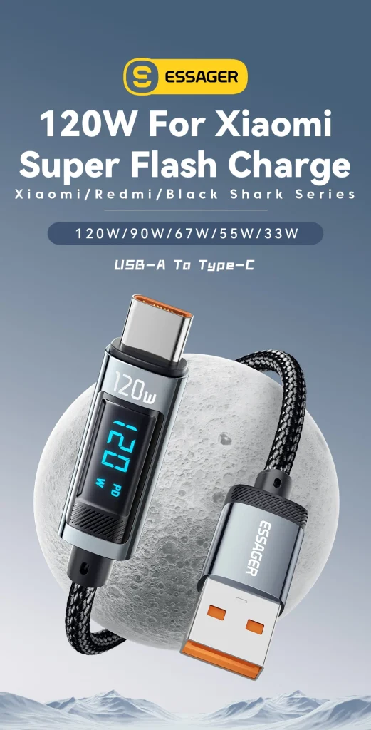 Essager 120W USB C Kabel-2M
