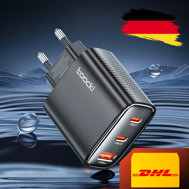 Toocki 40W GaN Schnellladegerät Schwarz