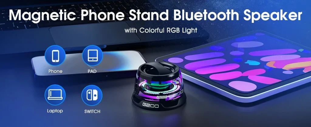 Tragbarer Magnetischer Bluetooth Lautsprecher